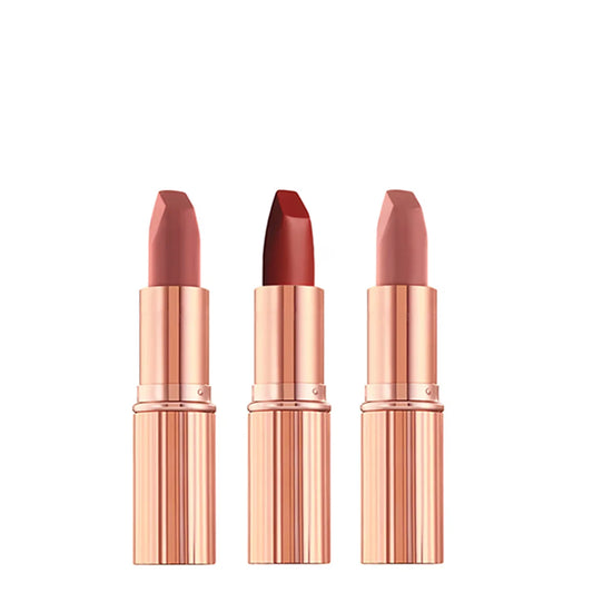 Charlotte Tilbury Iconic Mini Lip Trio Kit – 3 Mini Lipsticks in Signature Shades