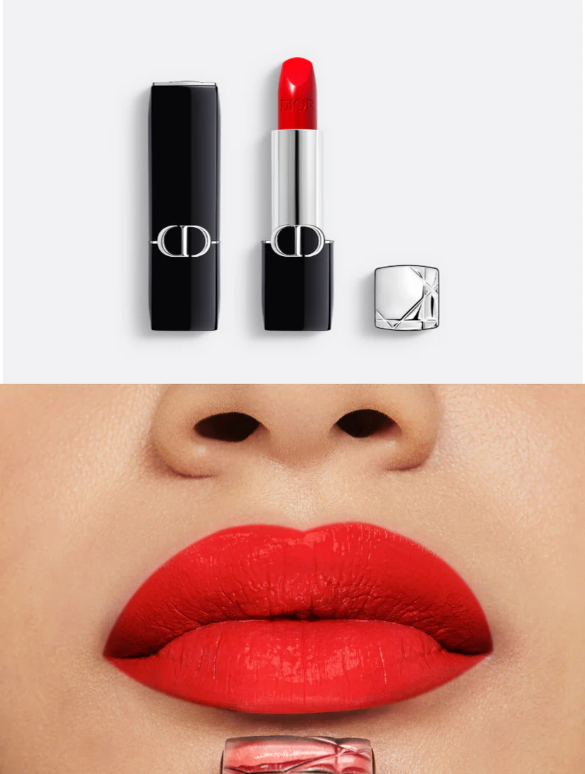 Dior Rouge Satin Matte Lipstick – Intense Color & 16H Comfort | 3.5 g