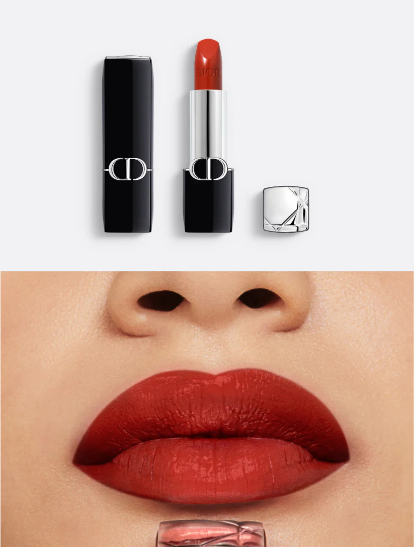 Dior Rouge Satin Matte Lipstick – Intense Color & 16H Comfort | 3.5 g