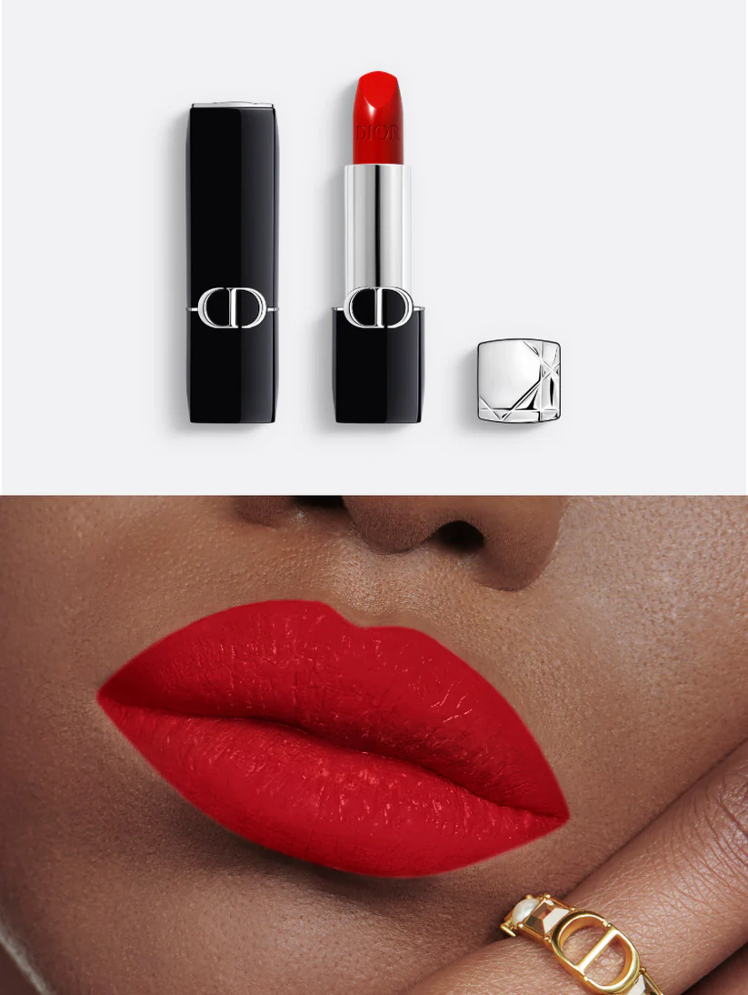 Dior Rouge Satin Matte Lipstick – Intense Color & 16H Comfort | 3.5 g
