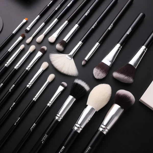 BEILI 20 Pcs Super Soft Makeup Brush Set – Professional, Versatile & Luxuriously Soft | Black