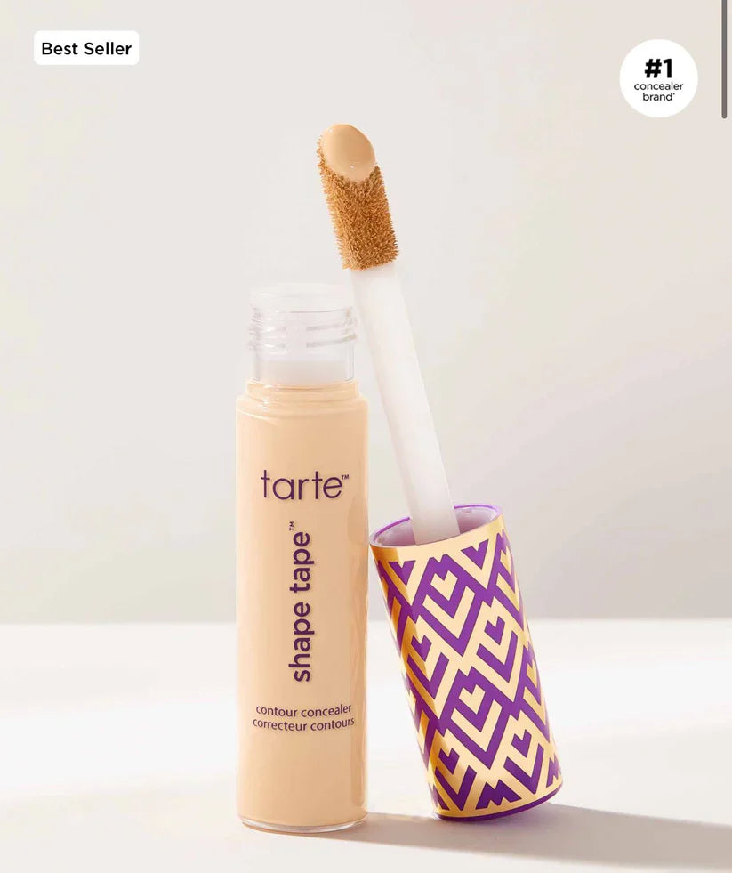 Tarte Shape Tape Concealer – Full Coverage, 16H Wear & Crease-Proof Perfection | Full Size 10 ML
