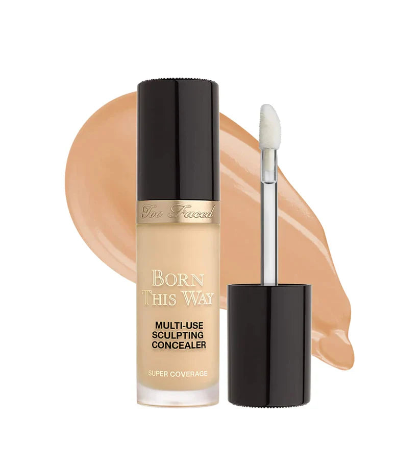 Too Faced Born This Way Super Coverage Multi-Use Sculpting Concealer – 4-in-1 Conceal, Contour, Highlight & Retouch | 13.5 ml