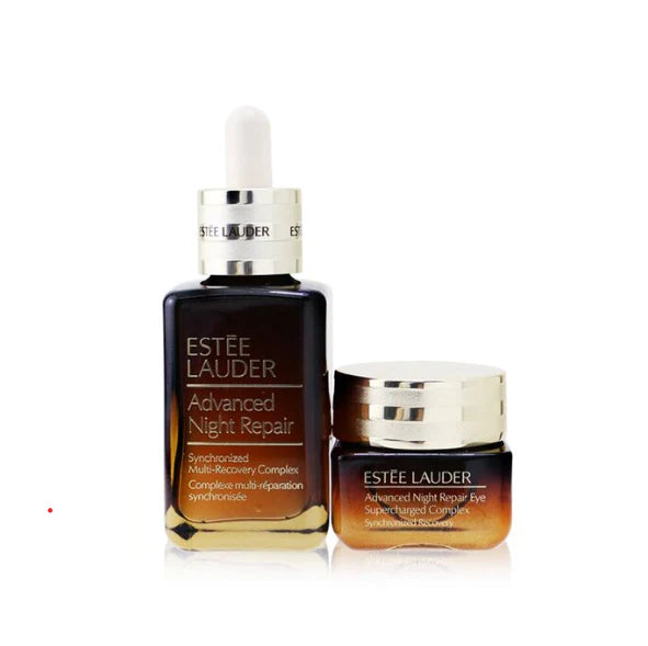 Estée Lauder Powerful Nighttime Repair Duo – Anti-Aging Serum & Eye Cream Set | 50 mL + 15 mL