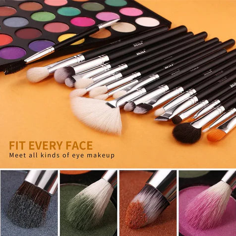 BEILI 30PCS Professional Makeup Brush Set – Complete Face & Eye Collection for Flawless Application | Classic Black