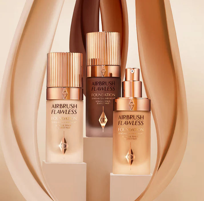Charlotte Tilbury Airbrush Flawless Foundation – 24H Stay-All-Day, Full Coverage | 30 ML