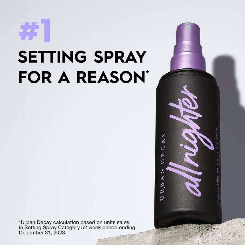 Urban Decay All Nighter Setting Spray – 16HR Waterproof, Smudge-Proof Makeup Lock | 118 mL / 4.0 fl.oz