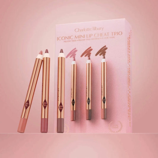 Charlotte Tilbury Iconic Mini Lip Cheat Trio – 3 Mini Lip Liners in Signature Shades