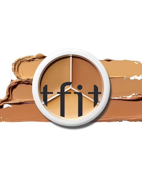TFIT Cover Up Pro Concealer Palette – 3-in-1 High Coverage, Waterproof & Lightweight Cream Formula | 15 g