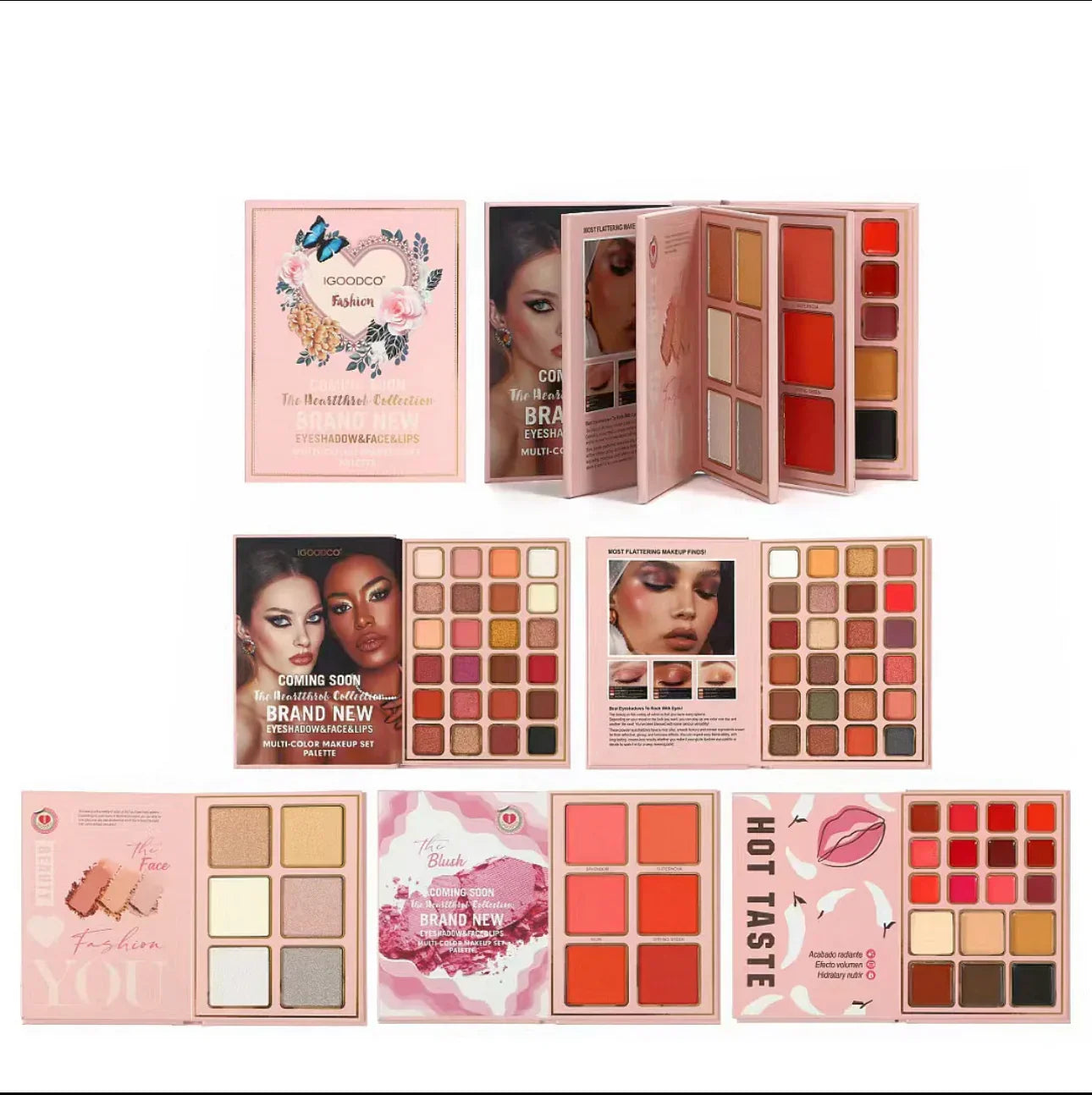IGOODCO Fashion Eyeshadow & Face Makeup Palette – All-in-One Multi-Color Makeup Kit