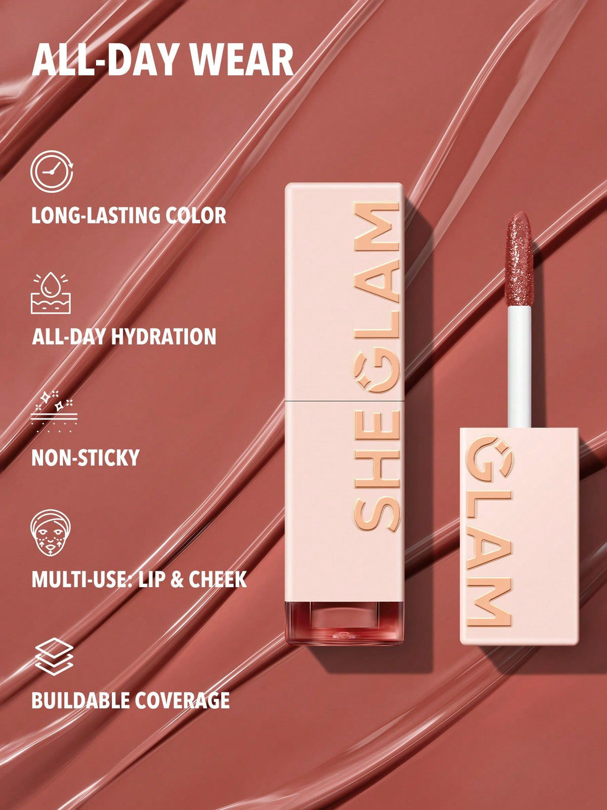 SHEGLAM Take A Hint Lip Tint – pH-Activated Custom Color & High-Gloss Finish