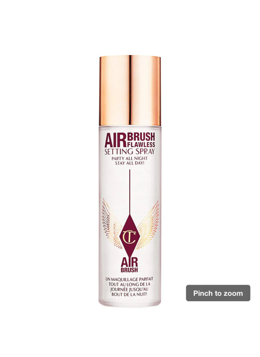 Charlotte Tilbury Airbrush Flawless Setting Spray – 16H Makeup Hold & Hydration | 100 ML