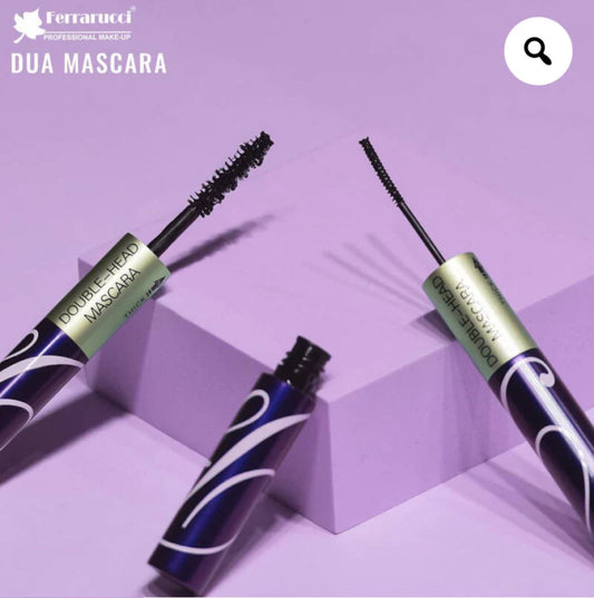 Ferrarucci Duo Brush Mascara – Dual-Ended Volume & Length in One Tube | 8 g