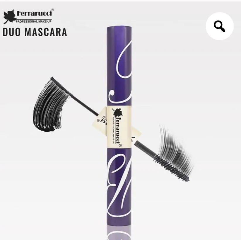 Ferrarucci Duo Brush Mascara – Dual-Ended Volume & Length in One Tube | 8 g