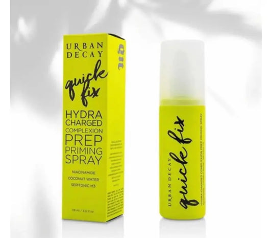 Urban Decay Quick Fix Hydra-Charged Priming Spray – Hydrating Makeup Prep with Niacinamide & Coconut Water