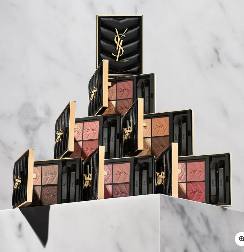 YSL Couture Mini Clutch Eyeshadow Palette – 4 Couture-Inspired Shades in Satin, Matte, Metallic & Shimmer Finishes