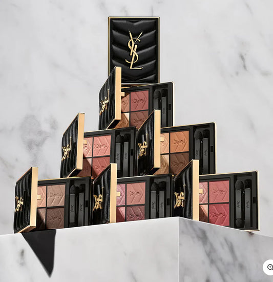 YSL Couture Mini Clutch Eyeshadow Palette – 4 Couture-Inspired Shades in Satin, Matte, Metallic & Shimmer Finishes